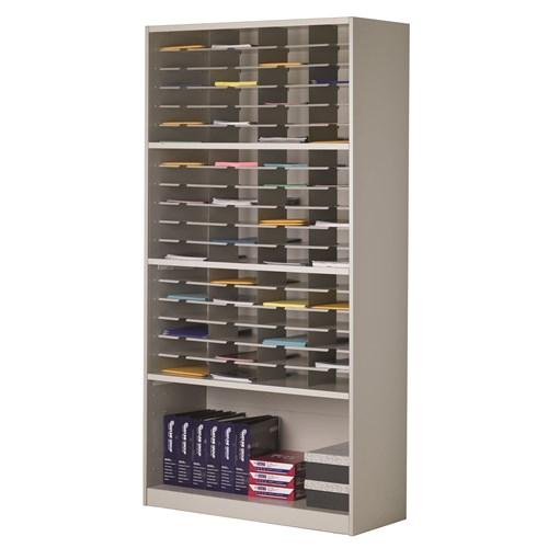 safco Mailflow-to-Go Cabinet Literature/Forms No Doors 72 Pockets