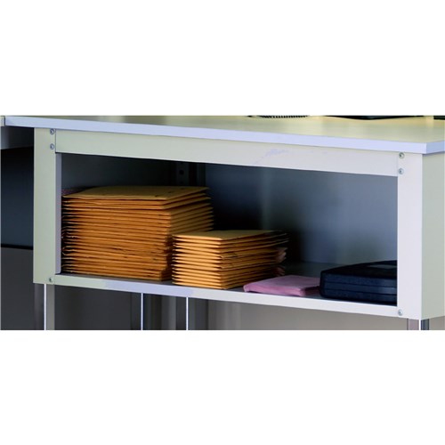 Safco Mailflow-to-Go Shelf For 48"W Work Table 44"W X 1"H X 25 1/2"D