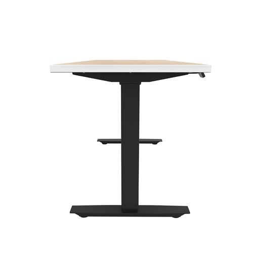 Safco ML-Series Height-Adjustable Table 24x60 Laminate Top 2-Stage/2-Leg Base