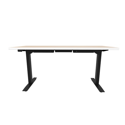 Safco ML-Series Height-Adjustable Table 24x60 Laminate Top 2-Stage/2-Leg Base