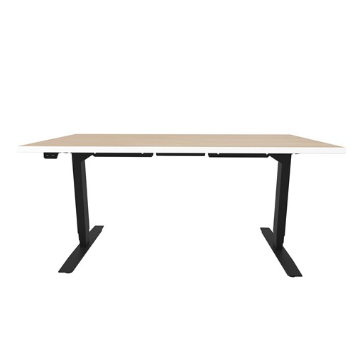 Safco ML-Series Height-Adjustable Table 30x60 Laminate Top 3-Stage/2-Leg Base