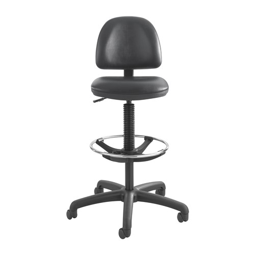 Safco Precision Vinyl Extended-Height Chair With Footring
