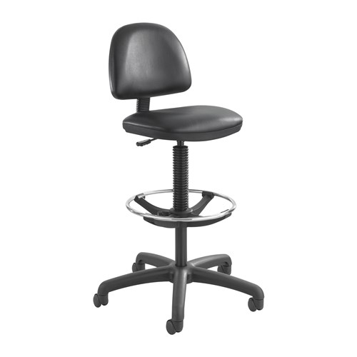 safco Precision Vinyl Extended-Height Chair with Footring