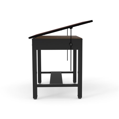 Safco Ranger Steel 4-Post Table 48” W X 37.5” D With Tool Drawer And Shallow Drawer