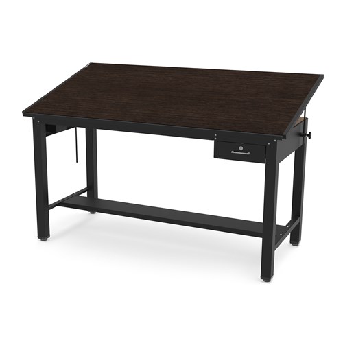 safco Ranger Steel 4-Post Table 72”W x 37.5”D with Tool Drawer