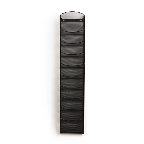 Safco 10-Pocket Onyx™ Magazine Rack