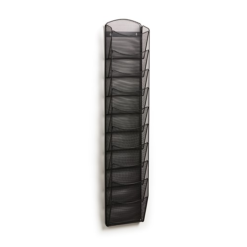 safco 10-Pocket Onyx™ Magazine Rack