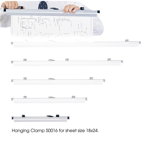 safco 18" Hanging Clamps for 18" x 24" Sheets