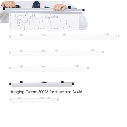 safco 24" Hanging Clamps for 24" x 36" Sheets