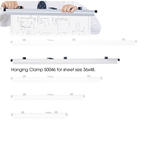 safco 36" Hanging Clamps for 36" x 48" Sheets