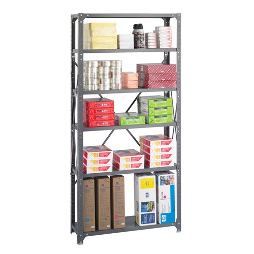 Safco 36 X 12 Commercial 6 Shelf Kit