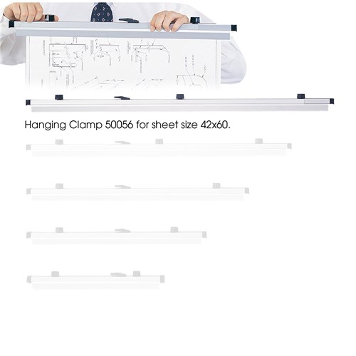 safco 42" Hanging Clamps for 42" x 60" Sheets