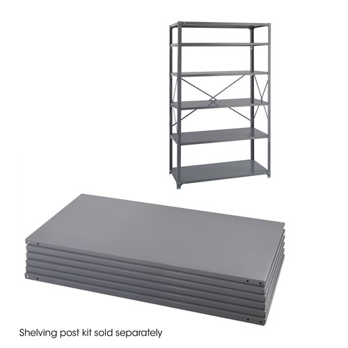 safco 48 x 24 Industrial 6 Shelf Pack