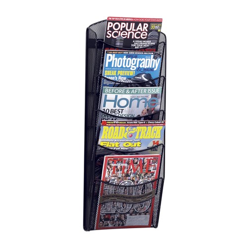 safco 5-Pocket Onyx™ Magazine Rack