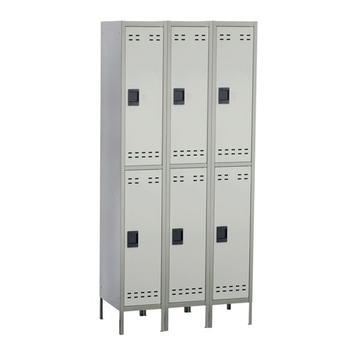safco Double Tier Locker 3 Column