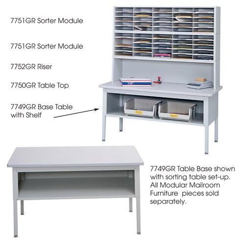 Safco E-Z Sort® Sorting Table - Table Base Only