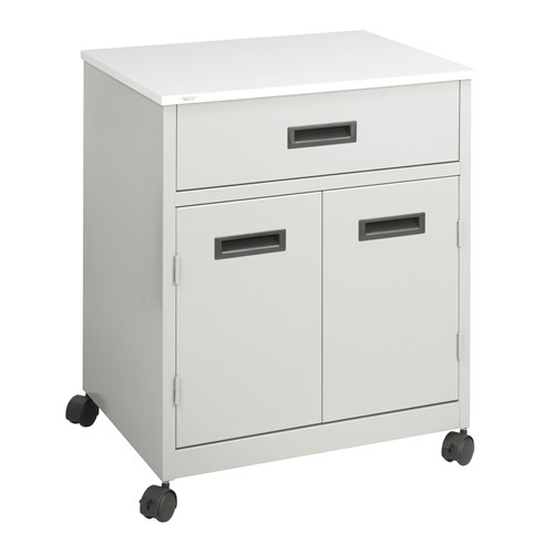Safco Enclosed Steel Machine Stand With Drawer