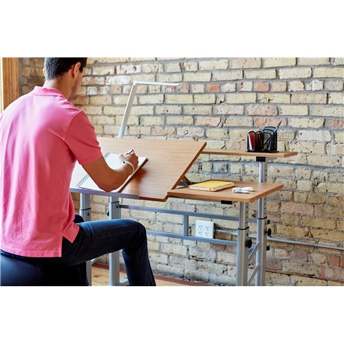 Safco Height-Adjustable Split Level Drafting Table