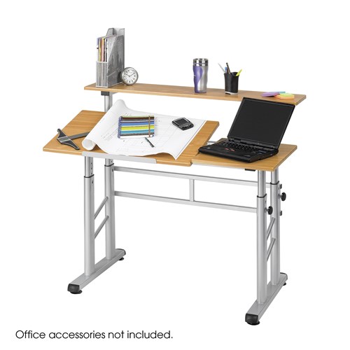 safco Height-Adjustable Split Level Drafting Table safco Height-Adjustable Split Level Drafting Table