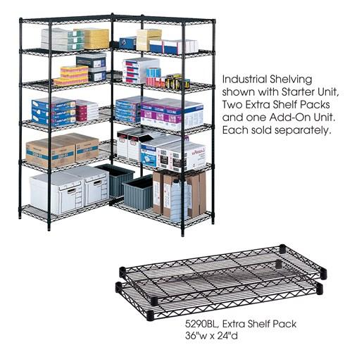 safco Industrial Extra Shelf Pack 24 x 36"