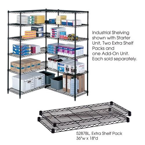 safco Industrial Extra Shelf Pack 36 x 18"