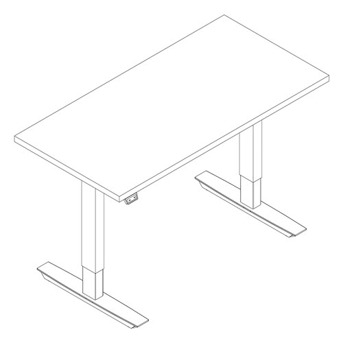 safco ML Series - Rectangular 2 Stage 2 Leg 48" W safco ML Series - Rectangular 2 Stage 2 Leg 48" W