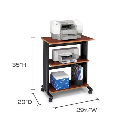 Safco Muv™ Three Level Adjustable Printer Stand