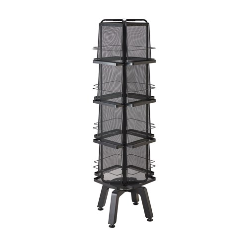 safco Onyx™ Rotating Magazine Rack - 16 Pocket