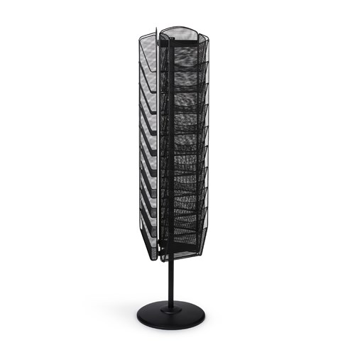 Safco Onyx™ Rotating Mesh Magazine Stand