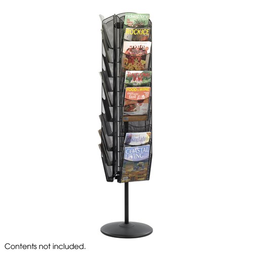 safco Onyx™ Rotating Mesh Magazine Stand