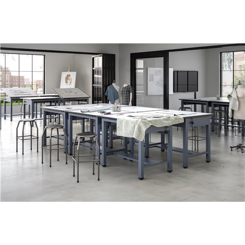 Safco Ranger Steel 4-Post Table 60”W X 37.5”D