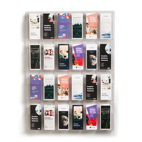 Safco Reveal™ 24 Pamphlet Display