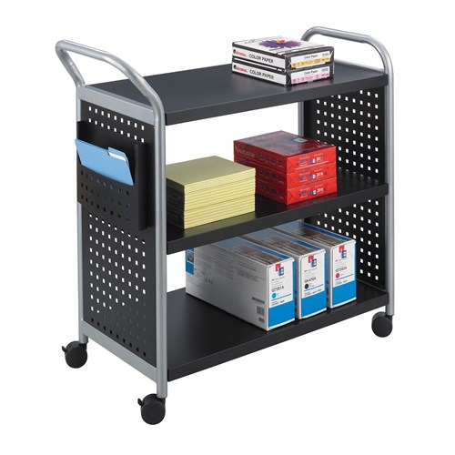 safco Scoot™ Utility Cart - 3 Shelves