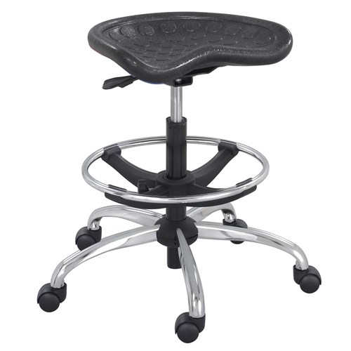 safco SitStar™ Stool with Chrome Base
