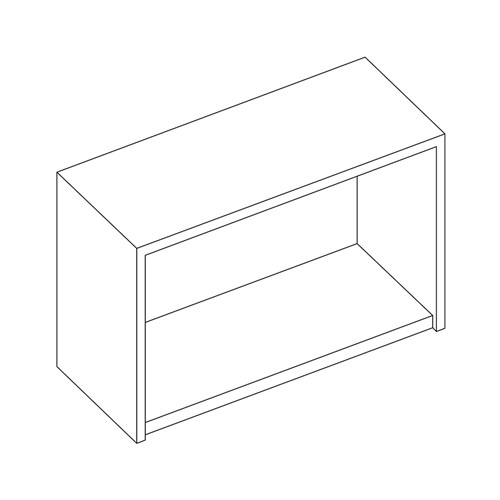 safco Sorter Closed Back; 36"W x 24"H x 15"D; Empty