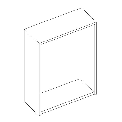safco Sorter Closed Back; 36"W x 48"H x 15"D; Empty