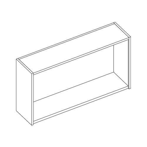 safco Sorter Closed Back; 60"W x 33"H x 15"D; Empty