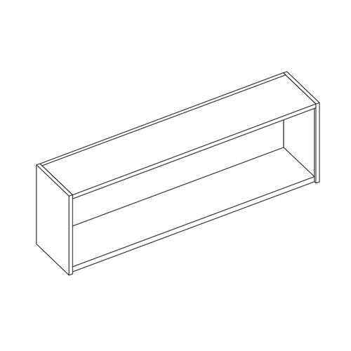 safco Sorter Closed Back; 72"W x 24"H x 15"D; Empty