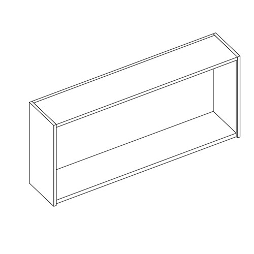 safco Sorter Closed Back; 72"W x 33"H x 15"D; Empty