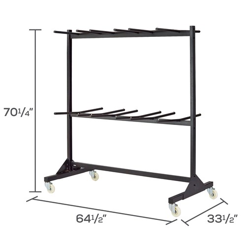 Safco Two-Tier Chair Cart
