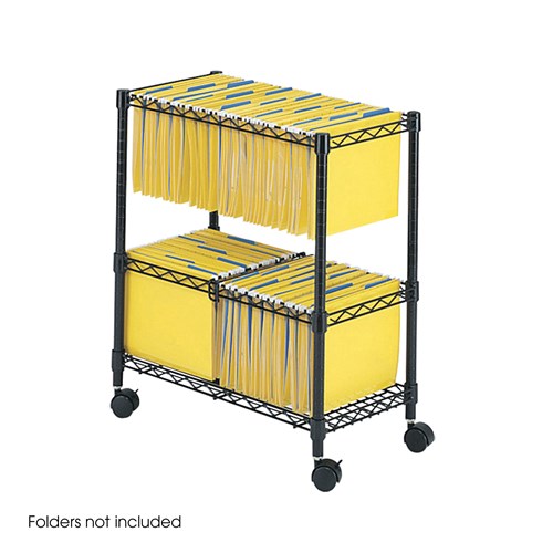 safco Two-Tier Rolling File Cart