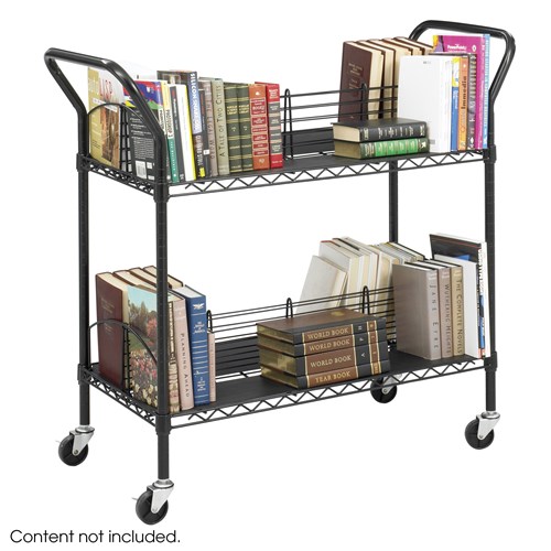 safco Wire Book Cart