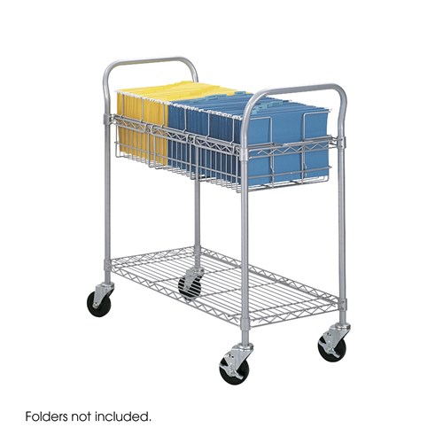 safco Wire Mail Cart 36"W