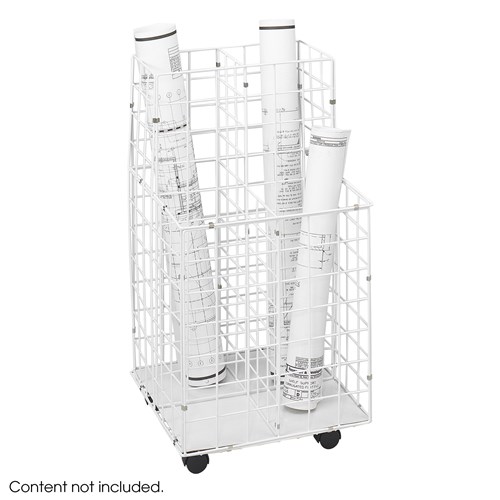 safco Wire Roll File 4 Compartment