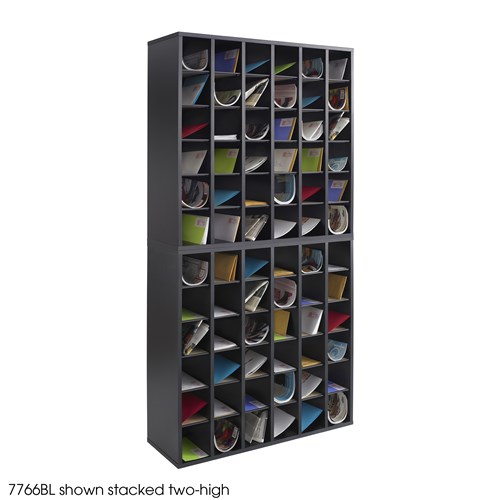 Safco Wood 36 Compartment Mail Sorter