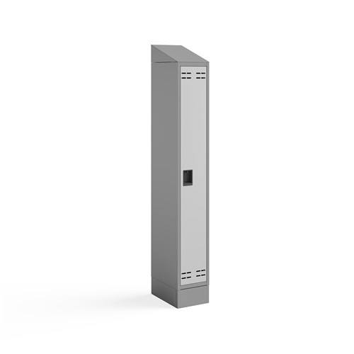 Safco Single Continuous Metal Locker Base Addition 11.7"W X 16"D X 5.75"H