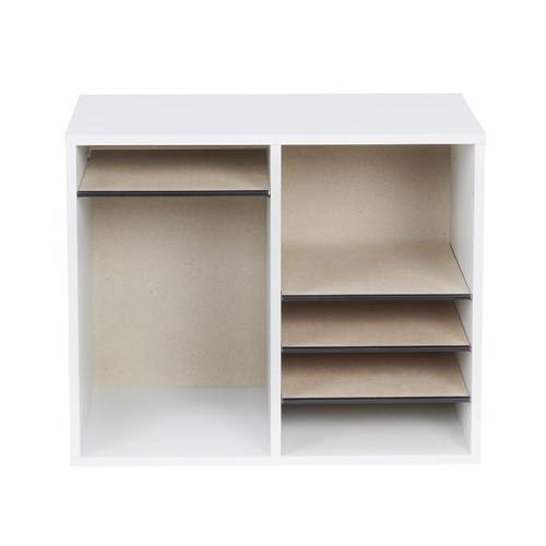 Safco Wood Adjustable Literature Organizer - 12 Compartment