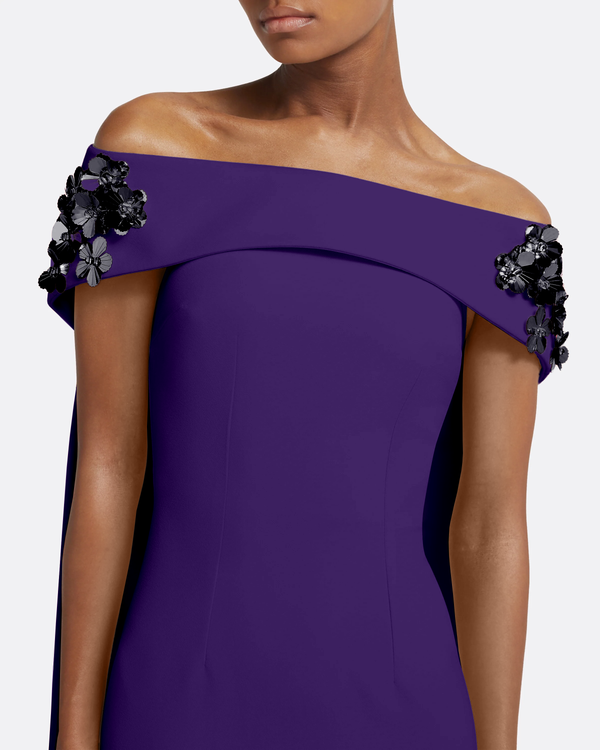 Safiyaa Arabella Harness With Soshin Dress In Pansy