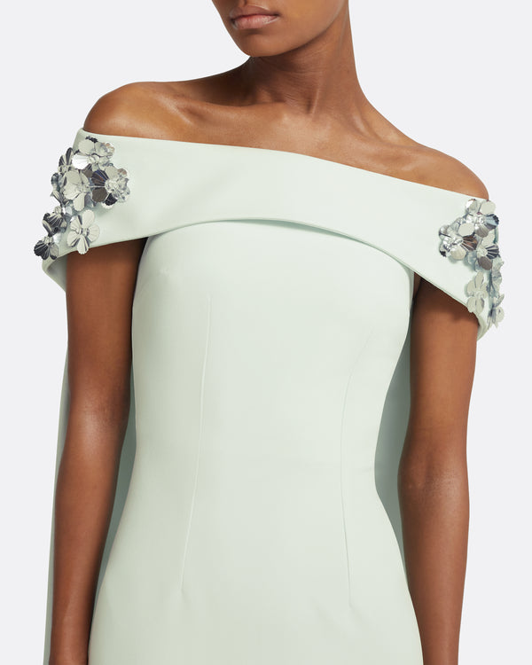 Safiyaa Arabella Harness With Soshin Dress In Spearmint