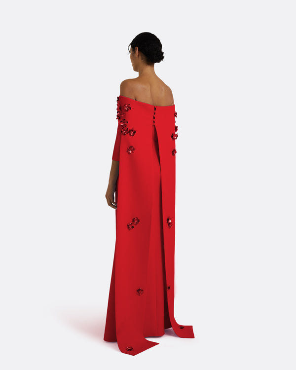 Safiyaa Bellara Cherry Red Harness With Soshin Dress